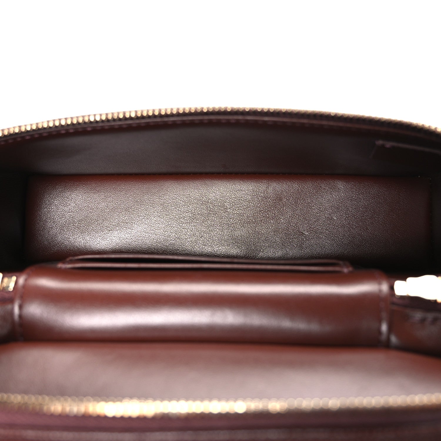 Chanel Caviar Quilted Top Handle Slim Vanity With Chain Dark Brown 5 of 10