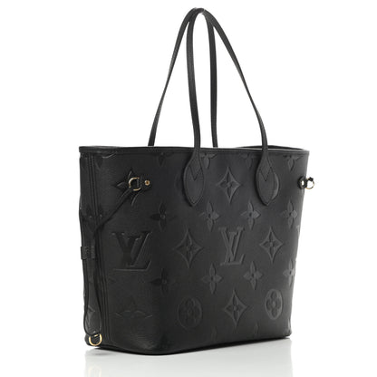 Louis Vuitton Empreinte Monogram Giant Neverfull MM Black 4 of 12