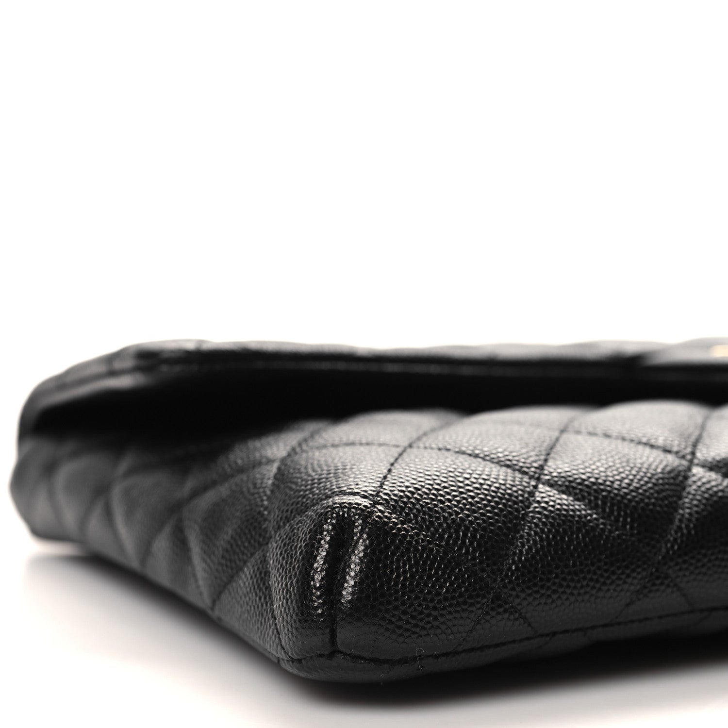 Chanel Caviar Quilted Flap Clutch Black 9 of 11