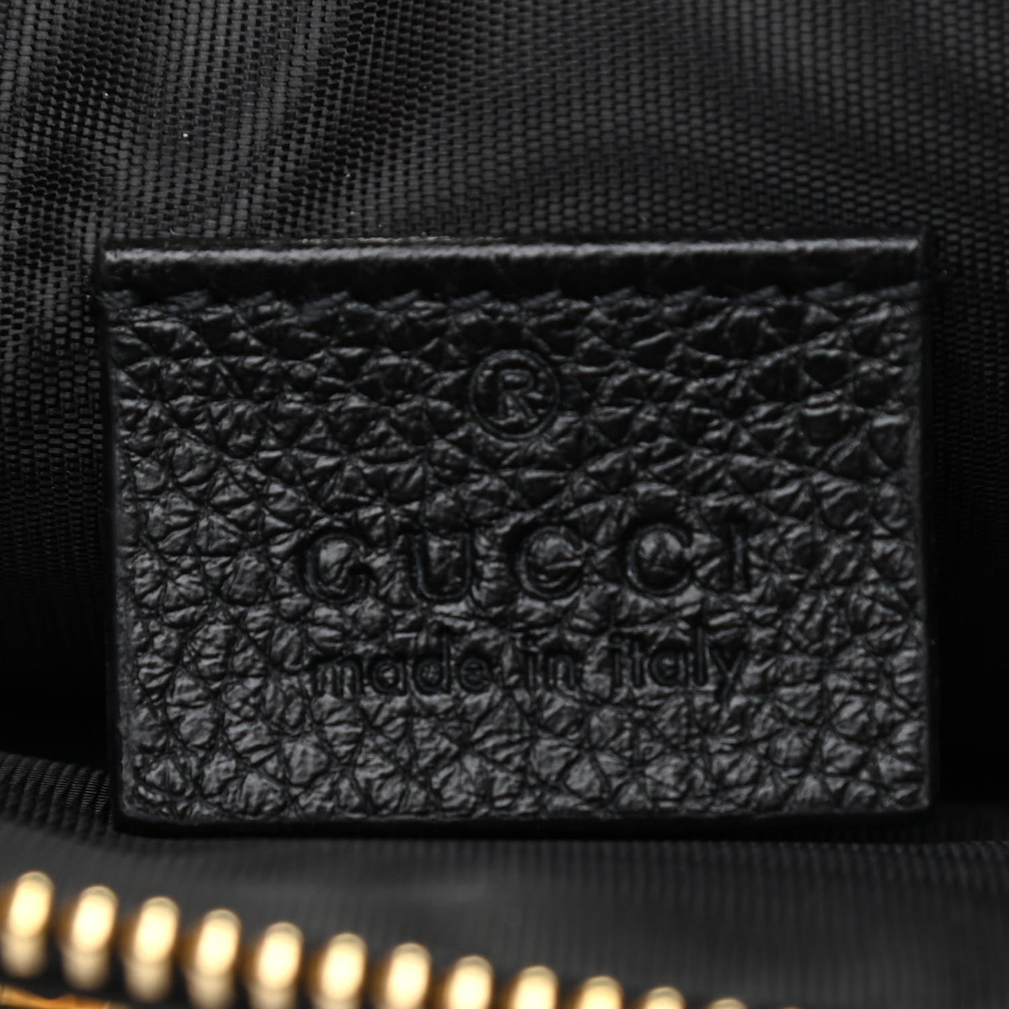 Grainy Calfskin Zumi Pouch Black