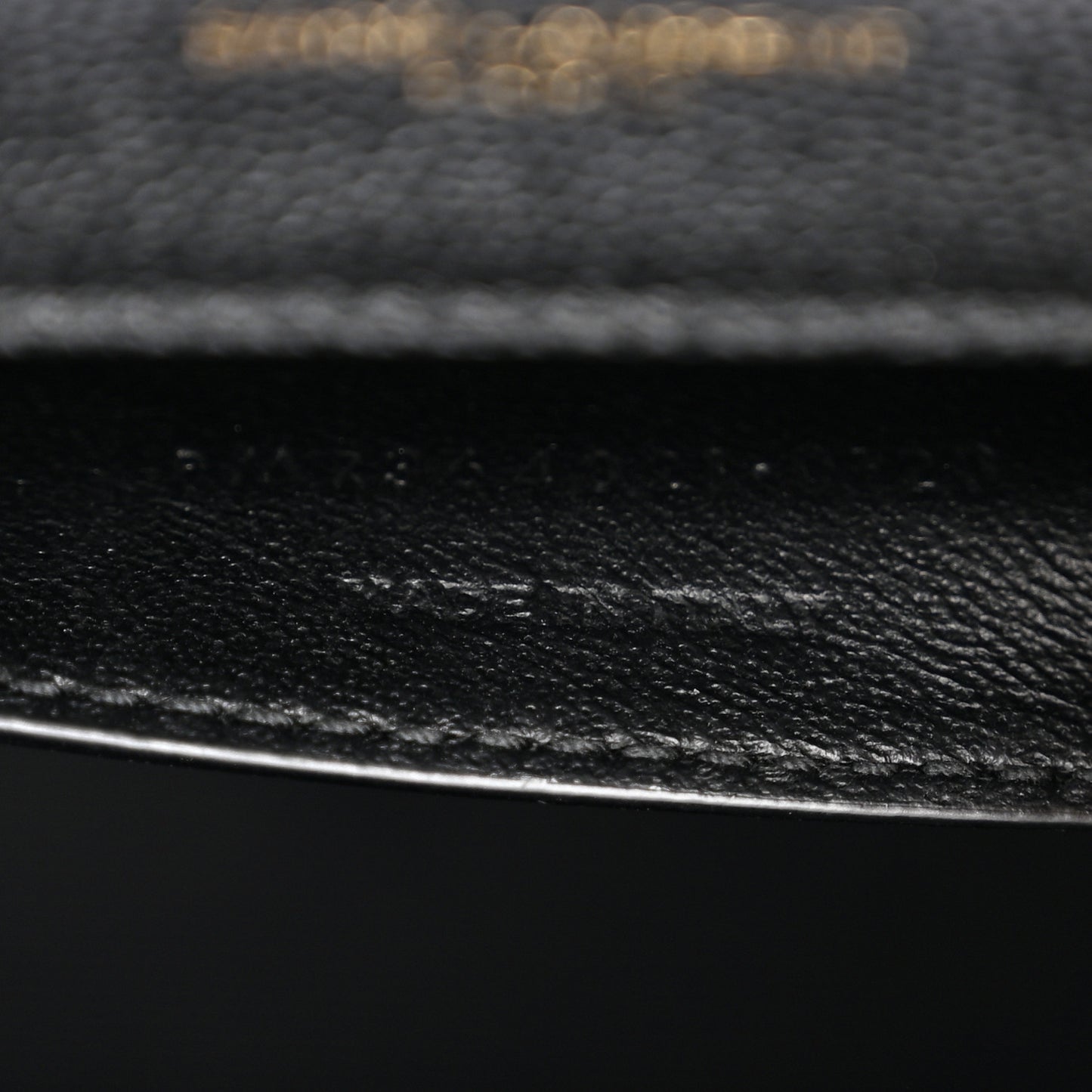 SAINT LAURENT Grain De Poudre Medium Classic Monogram Kate Satchel Black