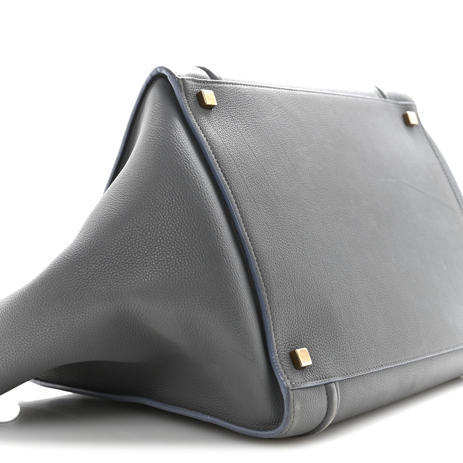 Celine Baby Grained Calfskin Medium Phantom Luggage Kohl 10 of 17