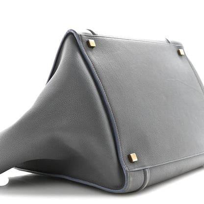 Celine Baby Grained Calfskin Medium Phantom Luggage Kohl 10 of 17