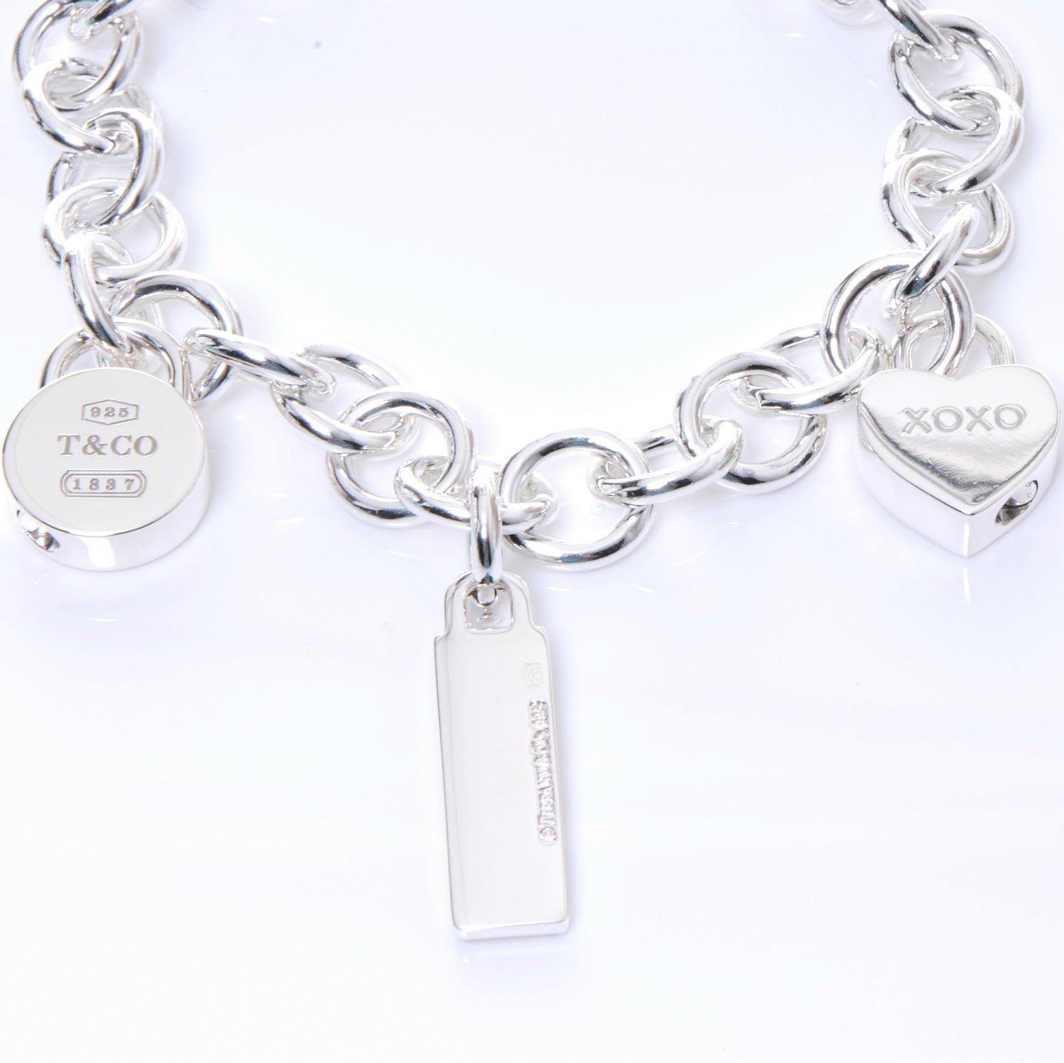 Tiffany Sterling Silver Charm Bracelet 3 of 4