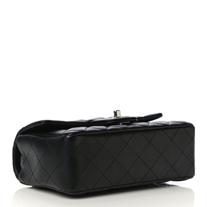 Chanel Lambskin Quilted Mini Rectangular Flap Black 4 of 12