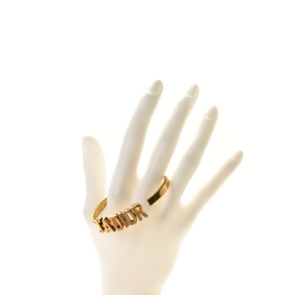 Christian Dior Metal J'Adior Bracelet Cuff Gold 2 of 5