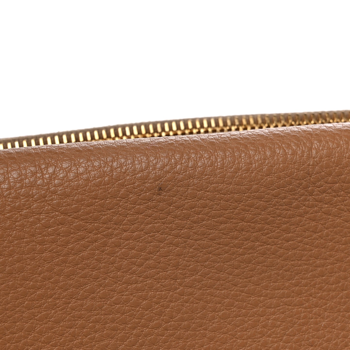 Vitello Daino Flap Shoulder Bag Caramel