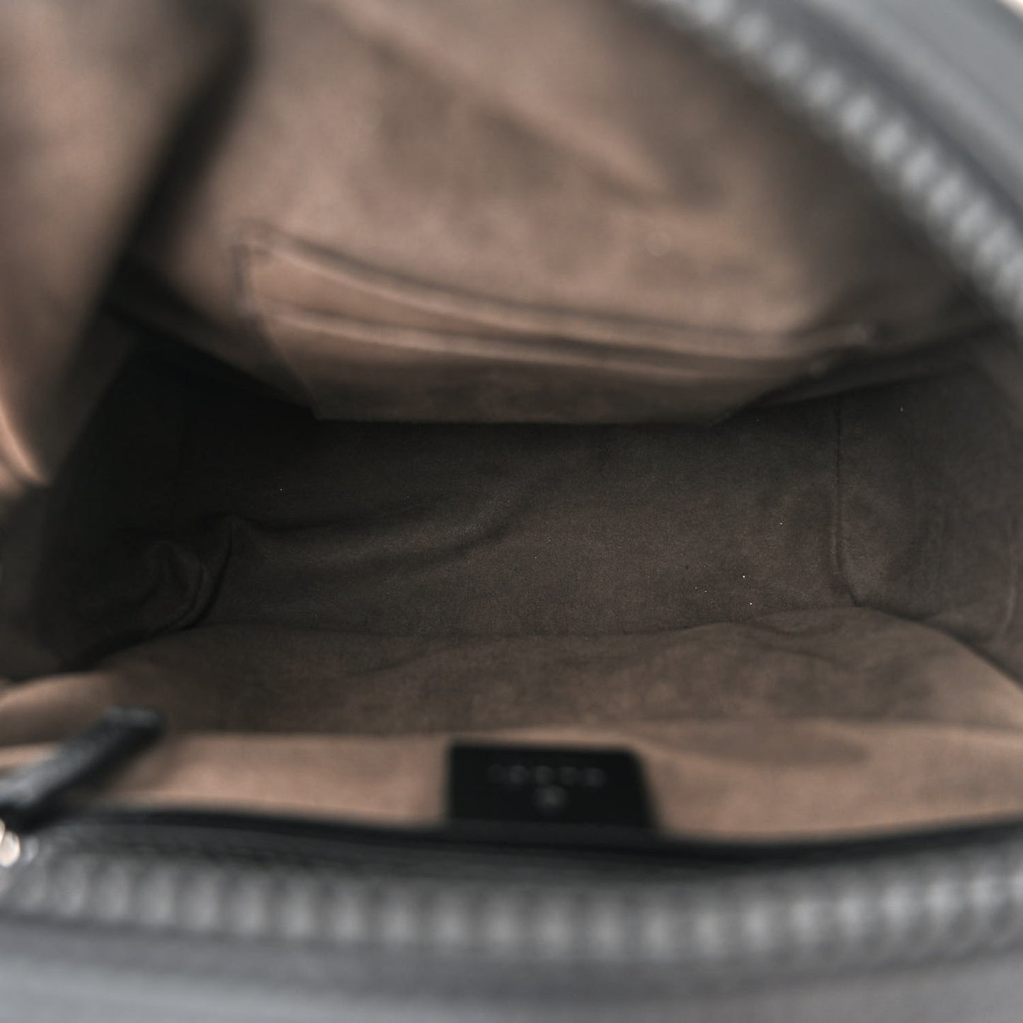 GG Supreme Monogram Small Eden Day Backpack Black
