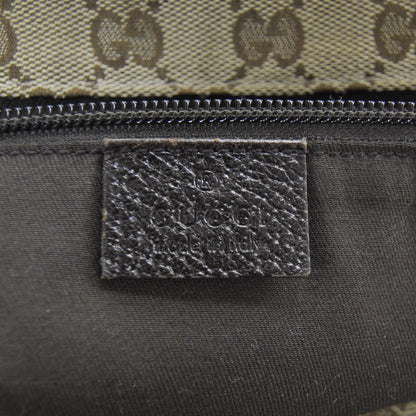 Gucci GG Monogram Large Web Handle Vertical Tote Dark Brown 8 of 10