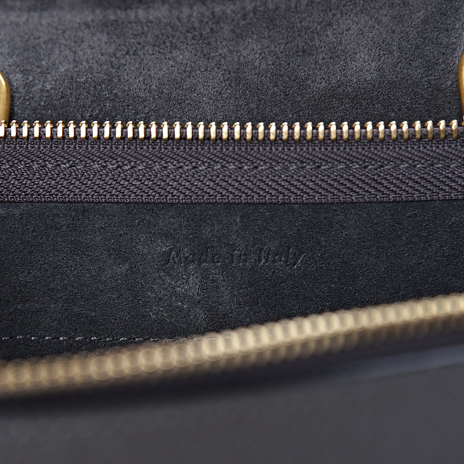 Celine Grained Calfskin Nano Belt Bag Grey 7 of 9