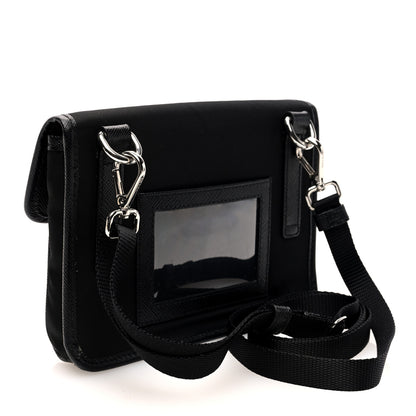 Prada Re-Nylon Saffiano Smartphone Case Crossbody Black 3 of 9