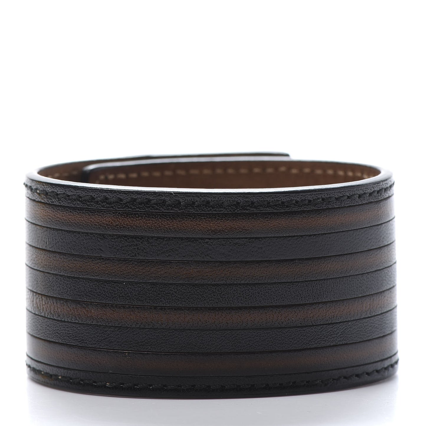 Nappa Goldmine Cuff Tobacco Black