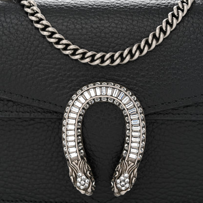 Gucci Dollar Calfskin Crystal Mini Dionysus Top Handle Bag Black Crystal 8 of 10