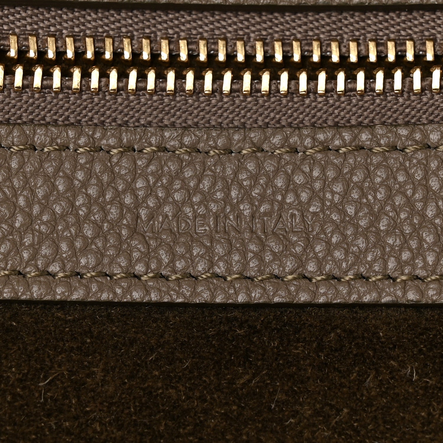 Celine Soft Grained Calfskin Medium Belt Cabas Phantom Taupe 7 of 10