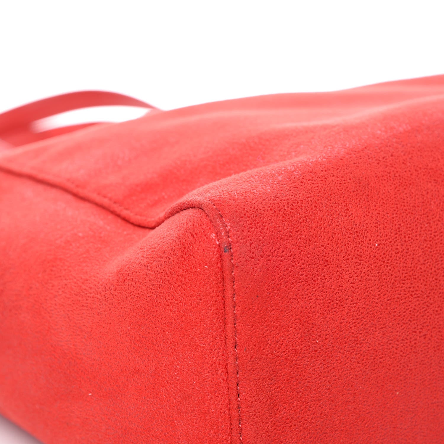Stella McCartney Shaggy Deer Falabella East West Shopper Tote Red 8 of 12