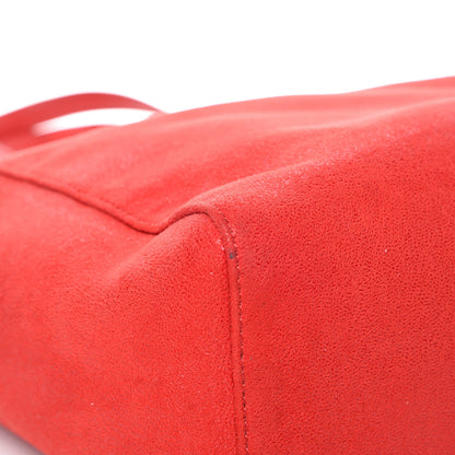 Stella McCartney Shaggy Deer Falabella East West Shopper Tote Red 8 of 12