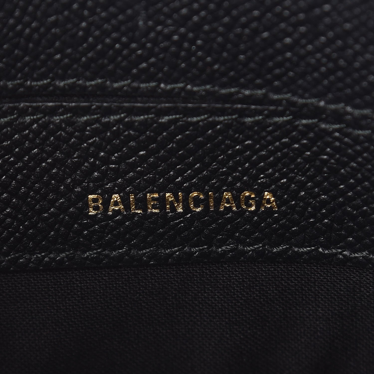 Balenciaga Signature Grained Calfskin Car Tag Print XXS Ville Top Handle Bag Black TBC 6 of 9