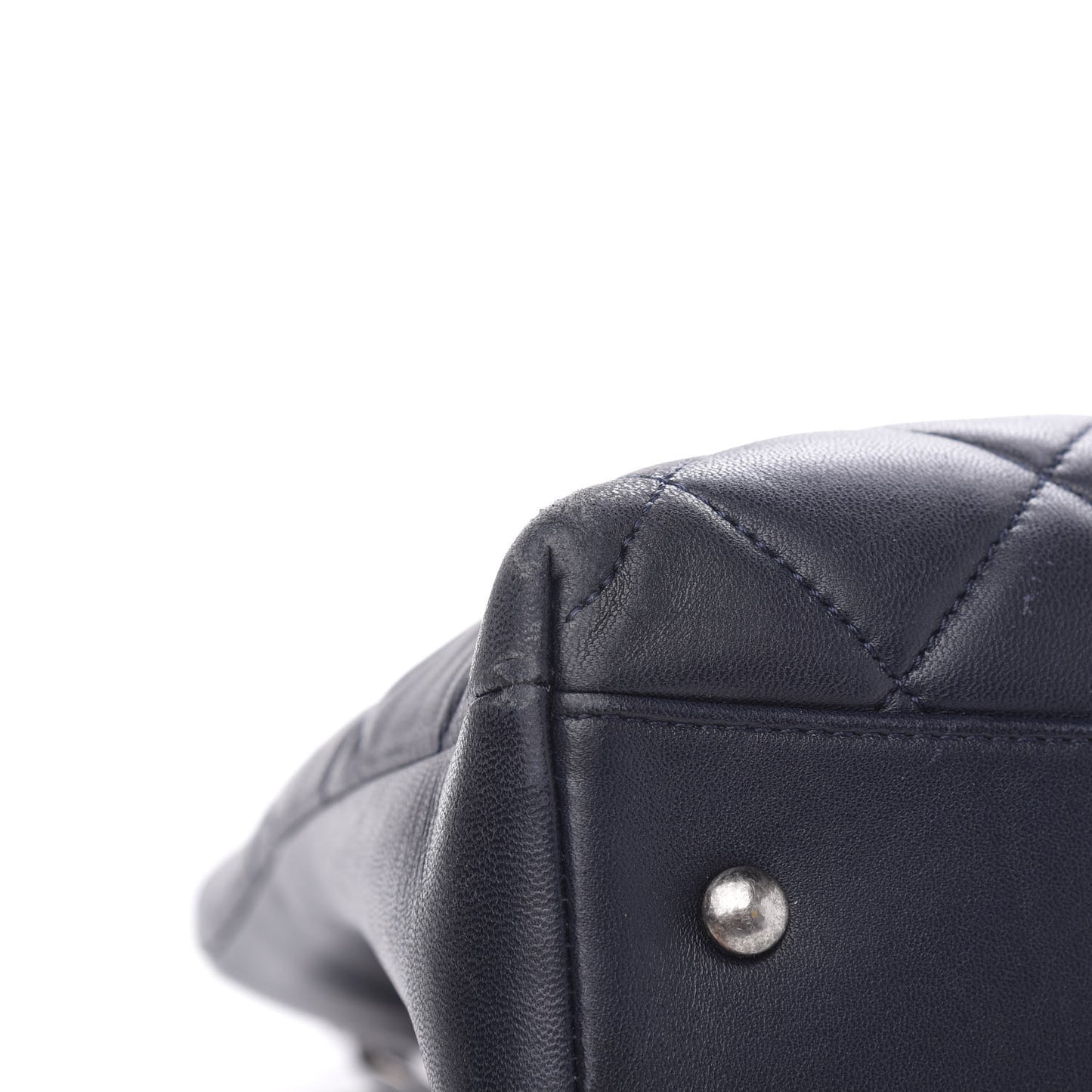 Lambskin Quilted Trendy CC Tote Black