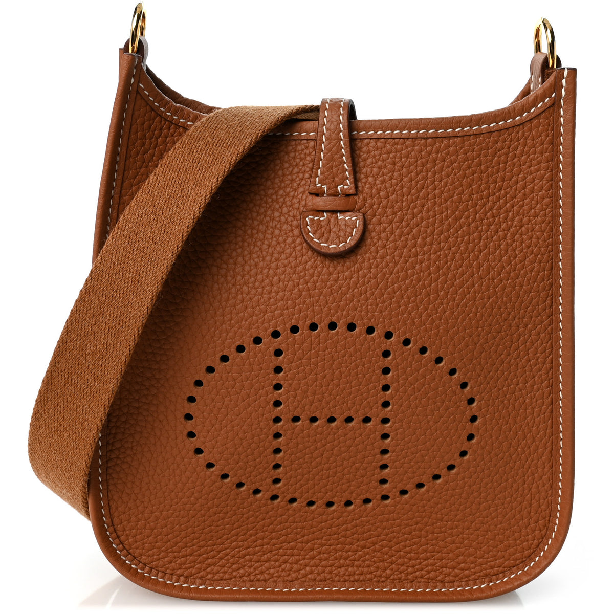 Hermes Taurillon Clemence Evelyne TPM Gold 1 of 10