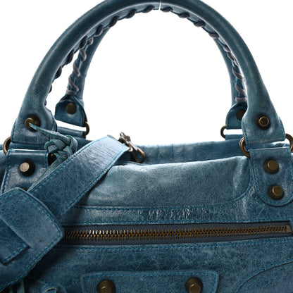 Balenciaga Chevre Classic Hardware Twiggy Bleu 8 of 10