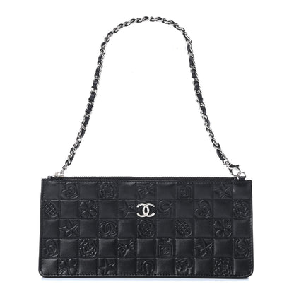 Chanel Lambskin Precious Symbols Pochette Black 1 of 11