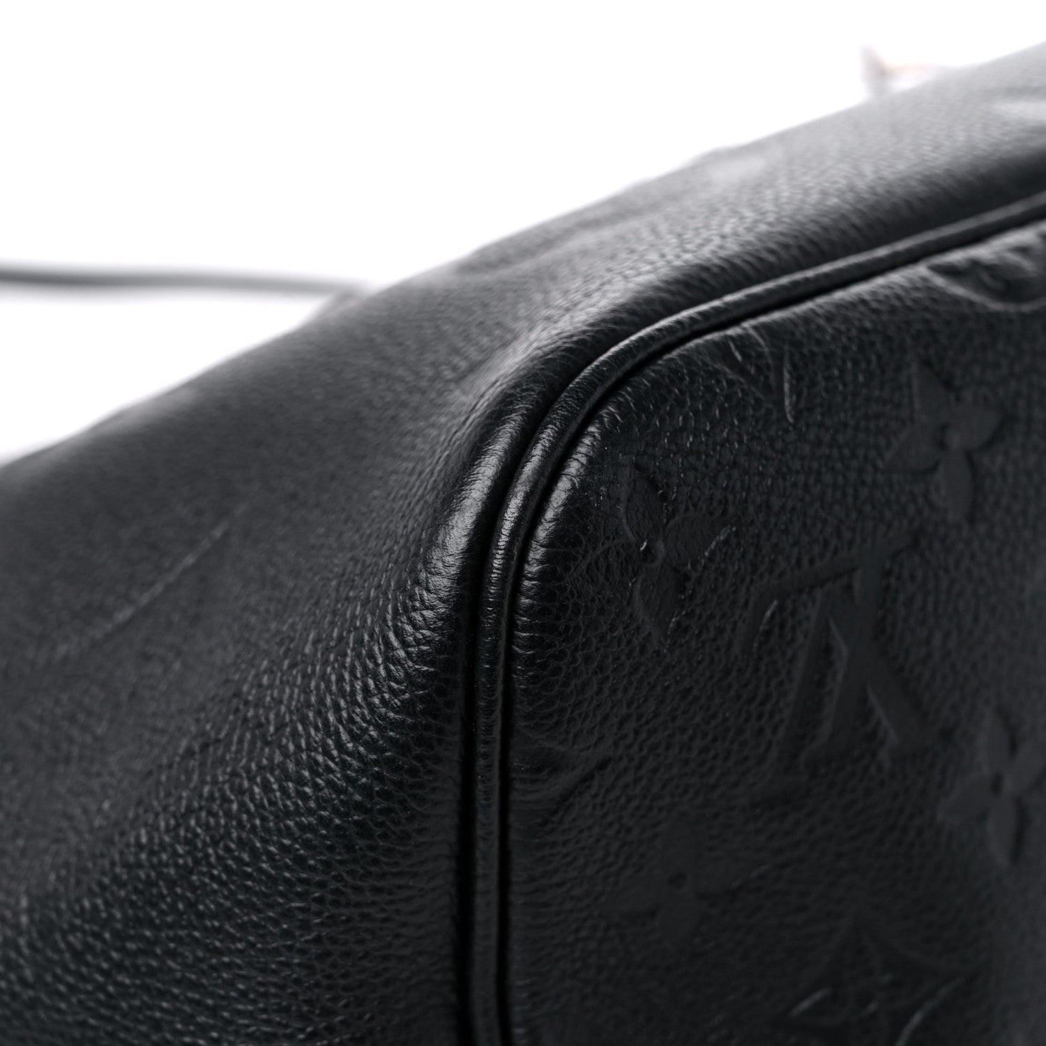 Louis Vuitton Empreinte Monogram Giant Neverfull MM Black 9 of 13