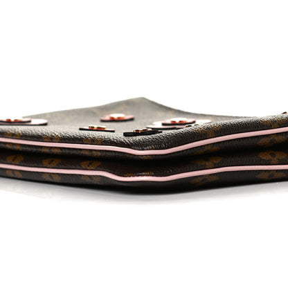 Louis Vuitton Monogram Blooming Flowers Double Zip Pochette 10 of 11