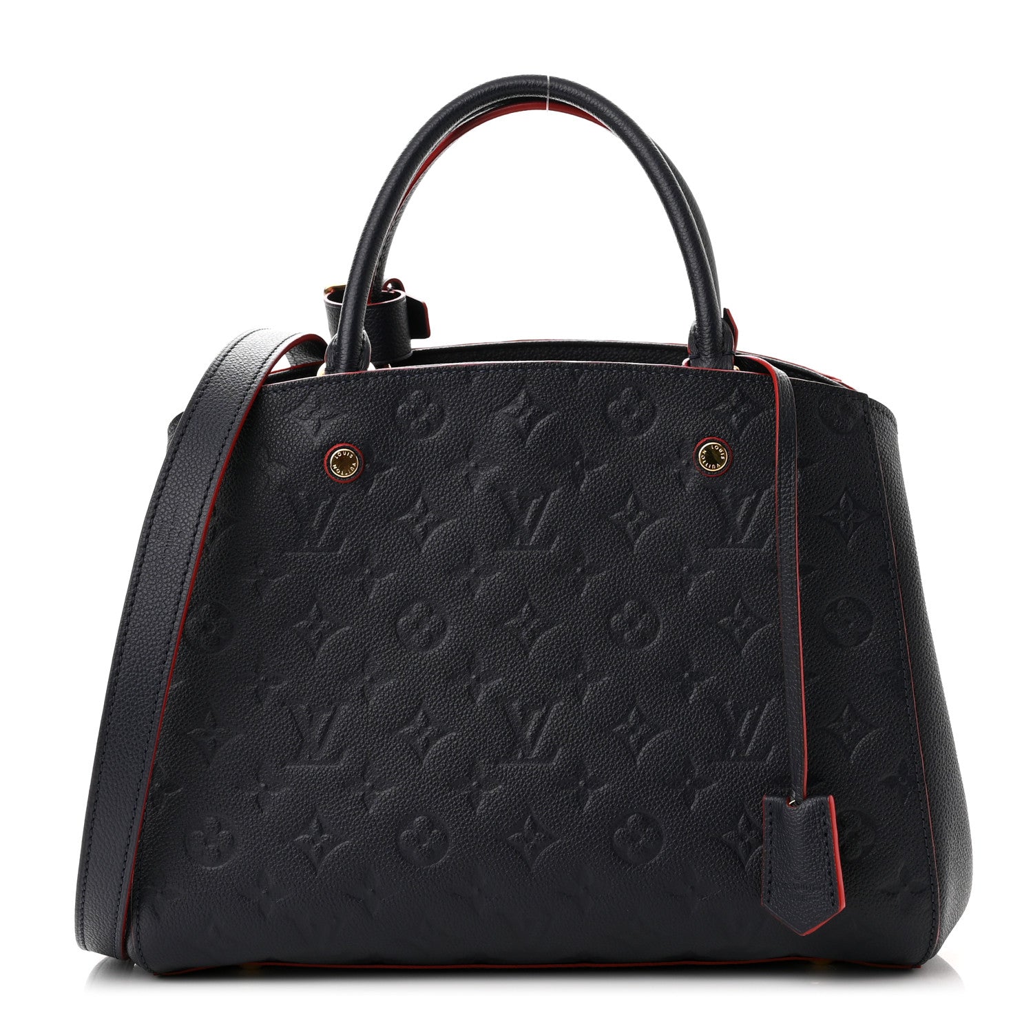 Louis Vuitton Empreinte Montaigne MM Marine Rouge 1 of 8