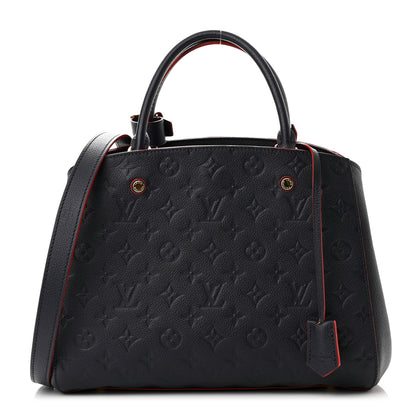 Louis Vuitton Empreinte Montaigne MM Marine Rouge 1 of 8