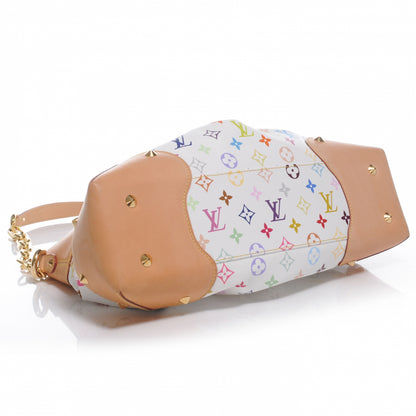 Louis Vuitton Monogram Multicolor Judy GM White 4 of 7