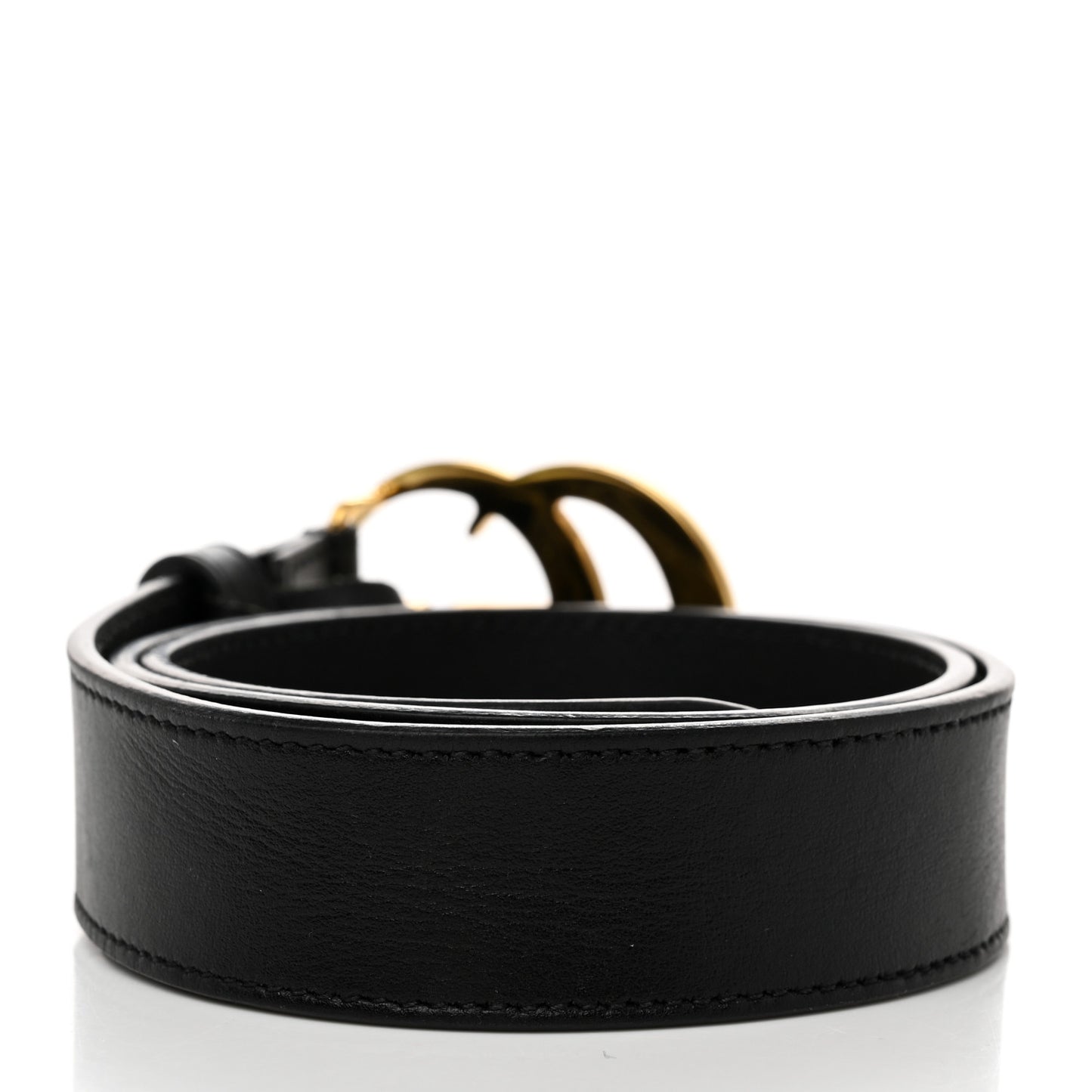 Plutone Calfskin Double G 30mm Belt 70 28 Black