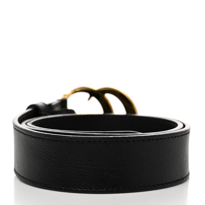 Gucci Plutone Calfskin Double G 30mm Belt 70 28 Black 2 of 7