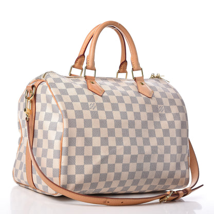Louis Vuitton Damier Azur Speedy Bandouliere 30 3 of 22
