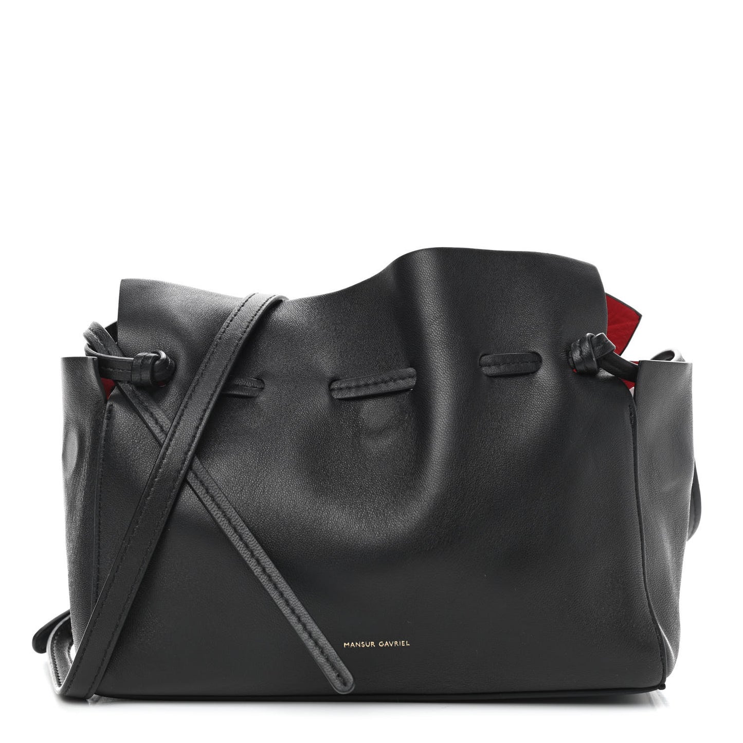 Lambskin Mini Protea Bag Black Flamma