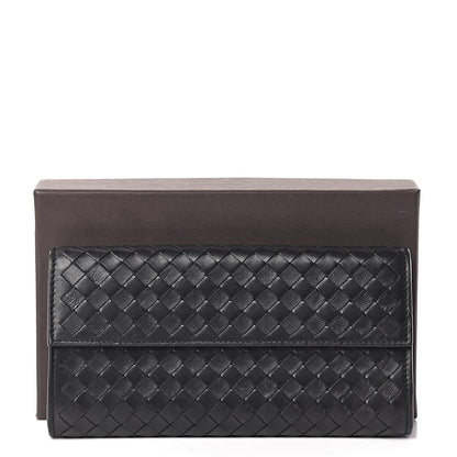 Bottega Veneta Nappa Intrecciato Continental Wallet Black 9 of 9