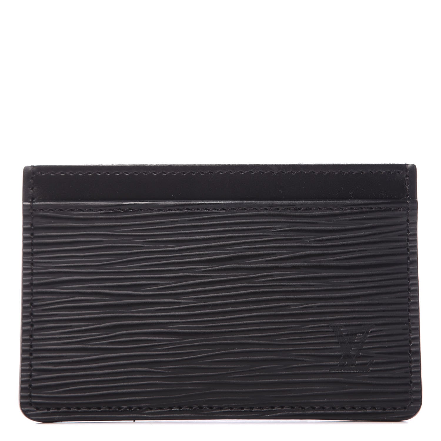 Louis Vuitton Epi Card Holder Black 1 of 10