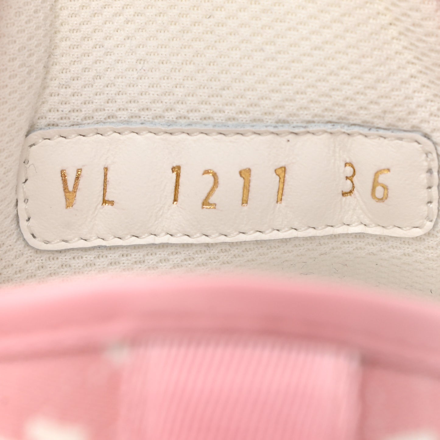 Denim Monogram Squad Sneakers 36 Pink