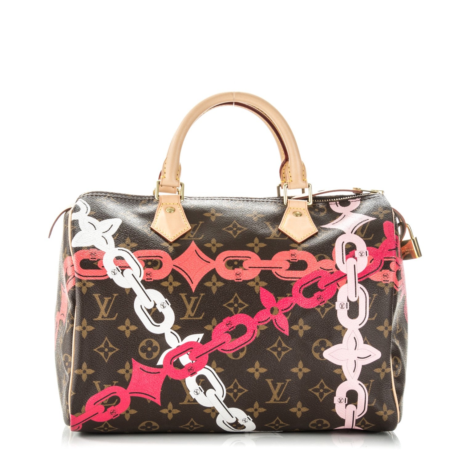 Louis Vuitton Monogram Bay Speedy 30 Rose Ballerine Poppy 1 of 7