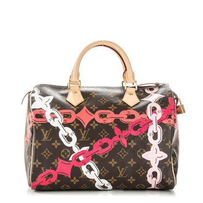 Louis Vuitton Monogram Bay Speedy 30 Rose Ballerine Poppy 1 of 7