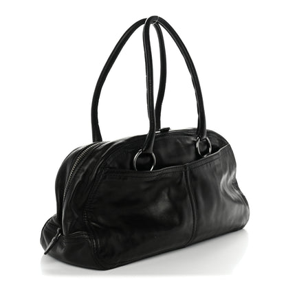 Prada Nappa Pocket Shoulder Bag Black 2 of 9