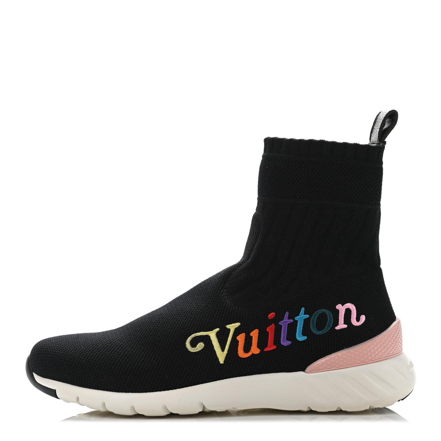 Louis Vuitton Stretch Fabric Aftergame Wave Sneaker Boots 35 Black 1 of 4