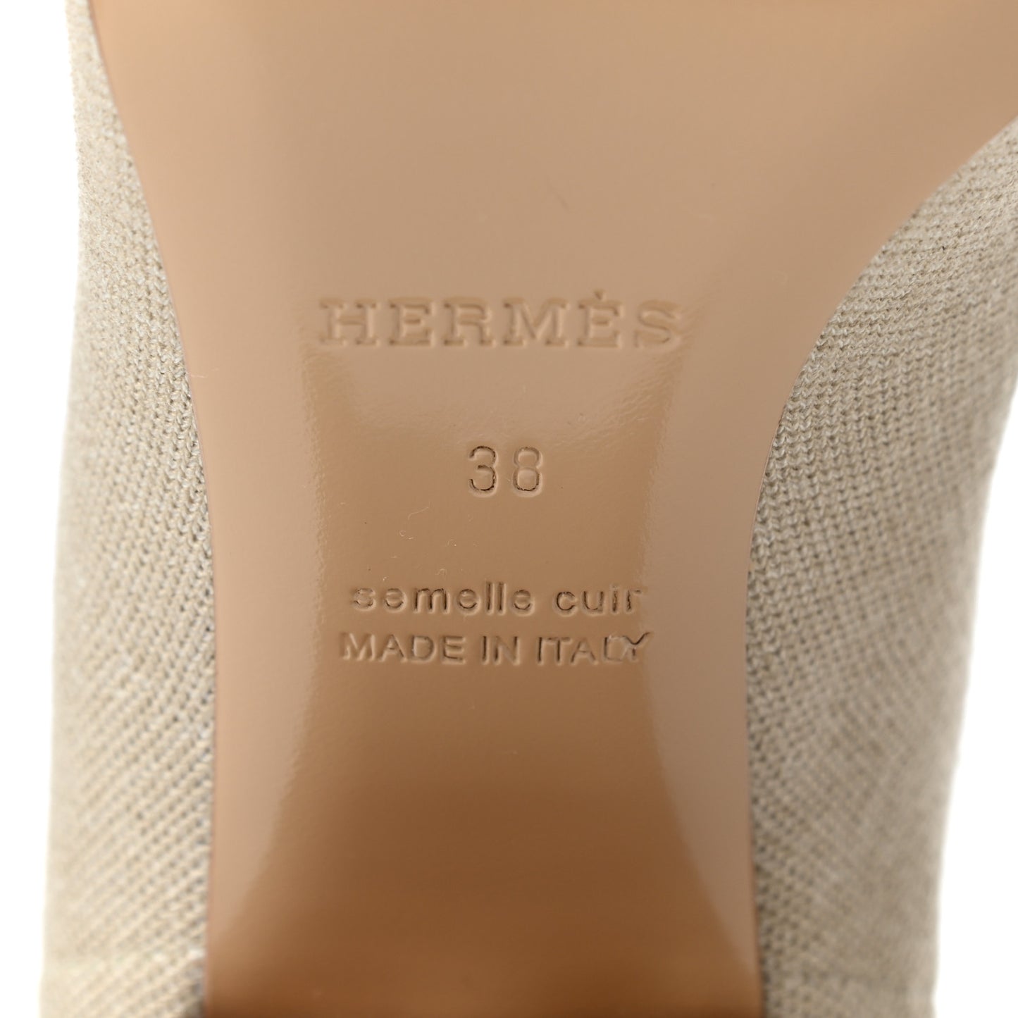 Knit Calfskin Volver 60 Ankle Boots 38 Nocciola