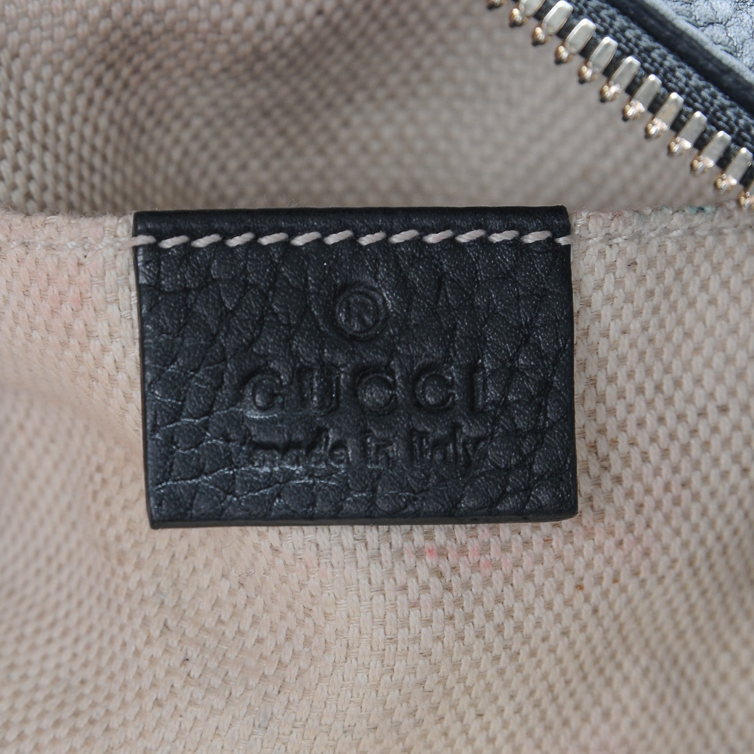 Gucci Pebbled Calfskin Small Soho Disco Bag Black 6 of 11