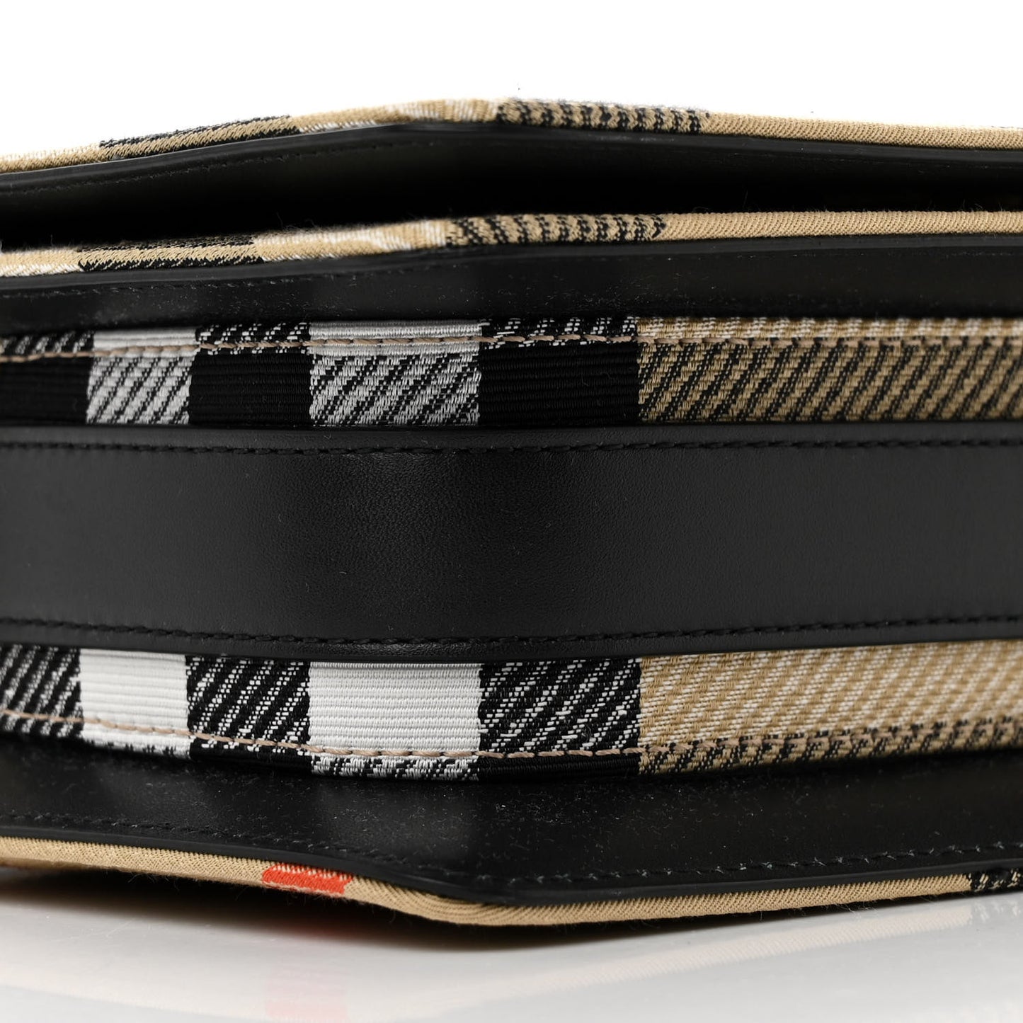 Jacquard Check Snip Bag Sand