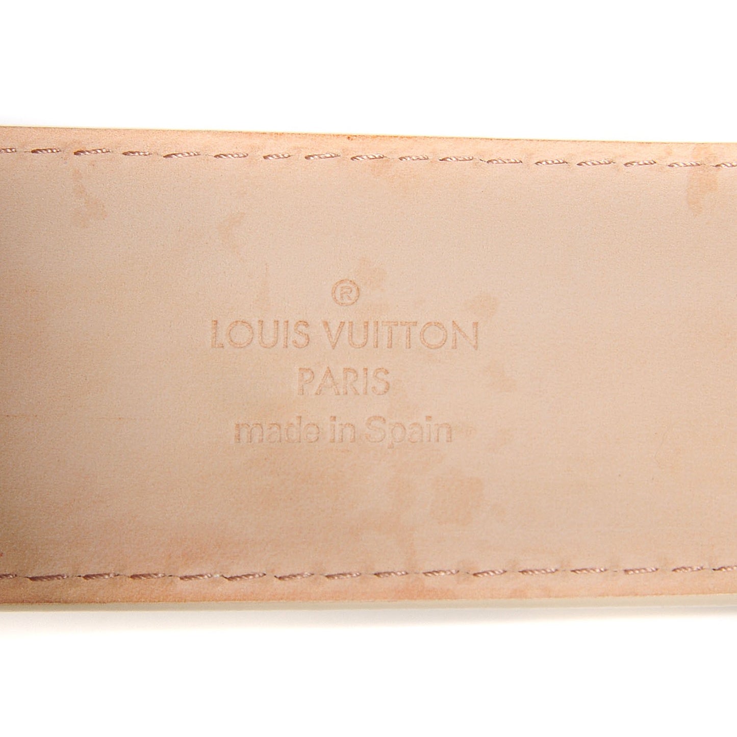 Damier Azur LV Initiales Belt 80 32