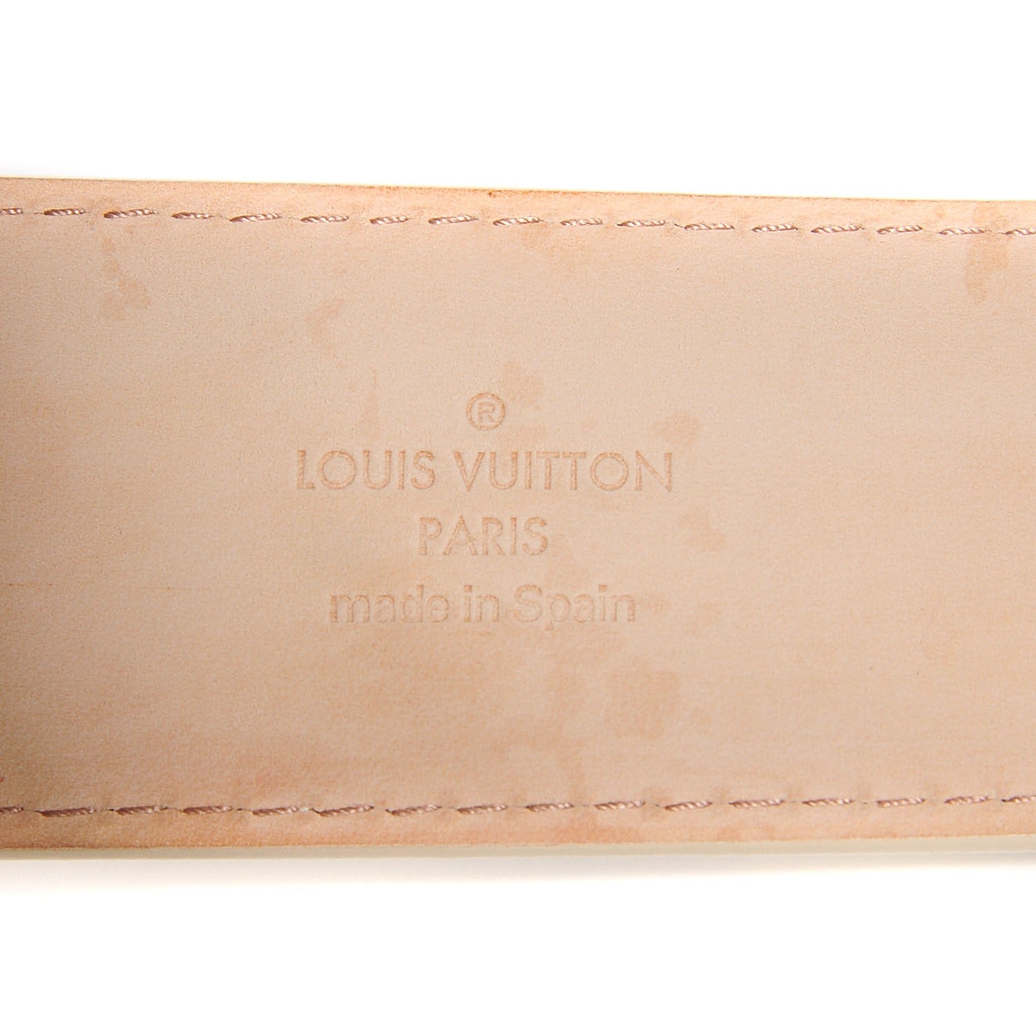 Louis Vuitton Damier Azur LV Initiales Belt 80 32 5 of 6