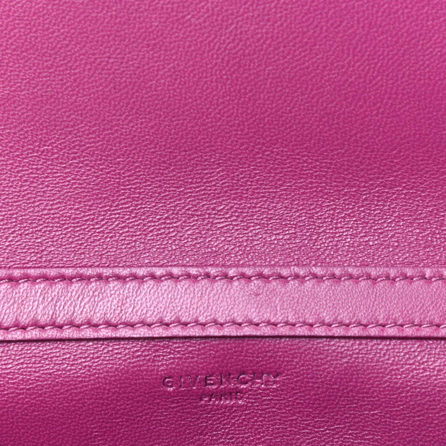 Sugar Goatskin Pandora Chain Wallet Orchid Purple