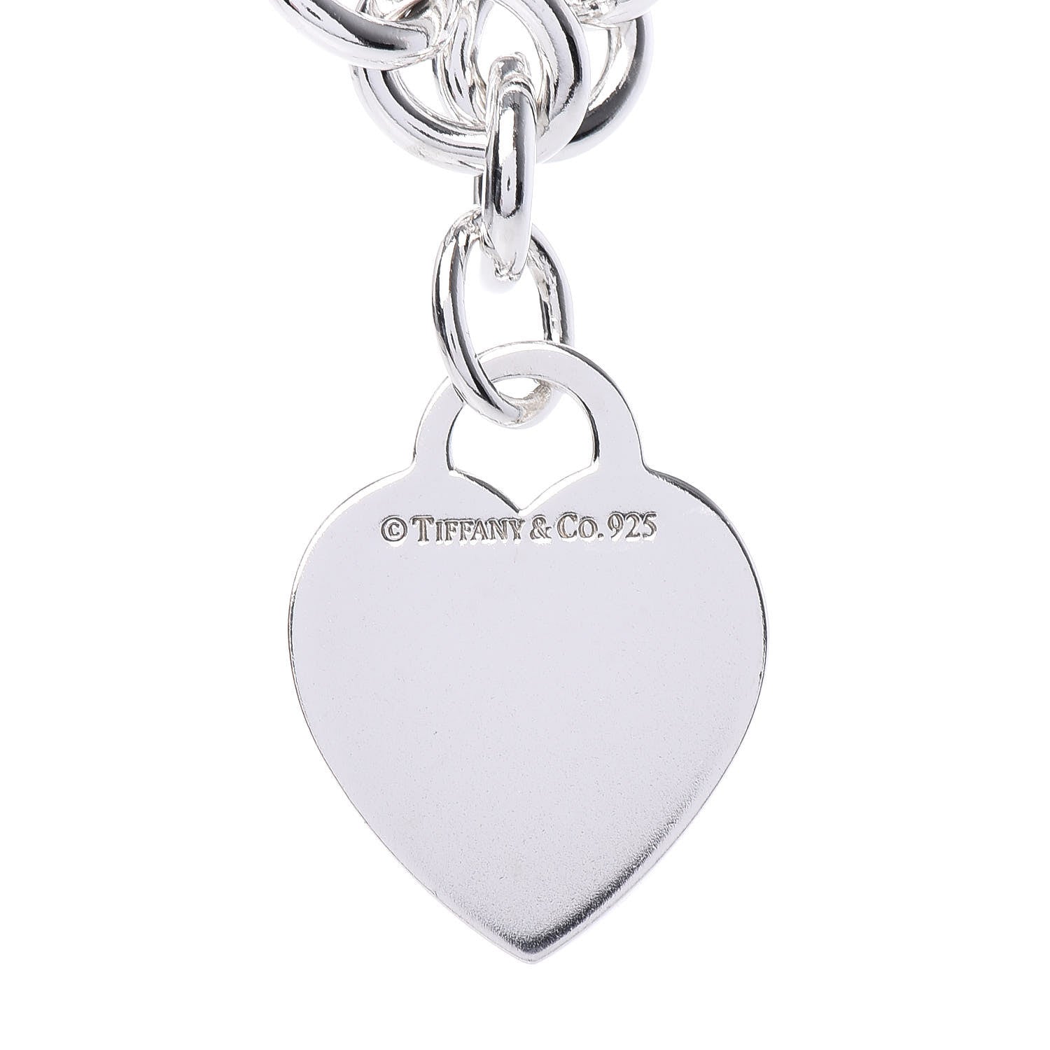 Tiffany Sterling Silver Heart Tag Toggle Necklace 5 of 6