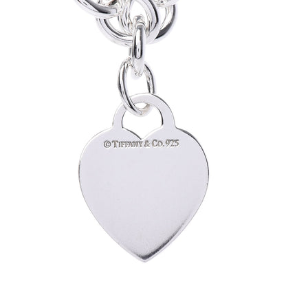 Tiffany Sterling Silver Heart Tag Toggle Necklace 5 of 6