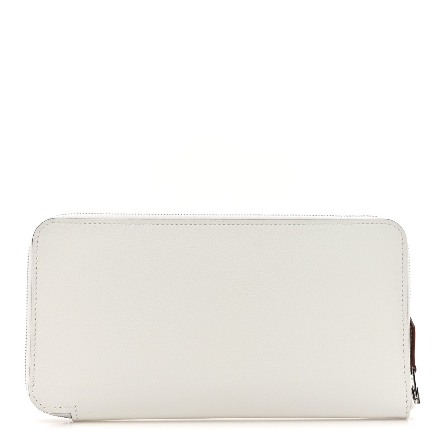 Evercolor Barenia Silk'In Wallet New White Capucine Bleu Zephyr